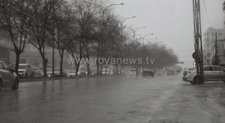 أمطار في العاصمة عمان
