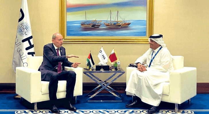 الصفدي والشيخ محمد بن عبد الرحمن آل ثاني