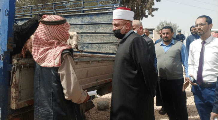 جانب من زيارة وزير الأوقاف