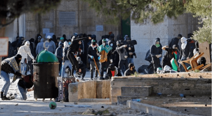 مواجهات بين الفلسطينيين وقوات الاحتلال