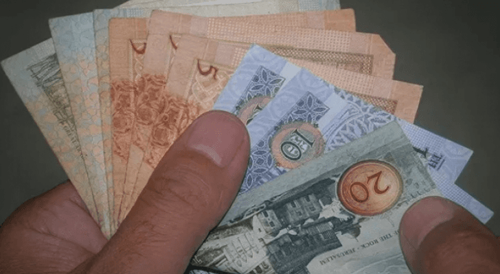 مبالغ نقدية أردنية