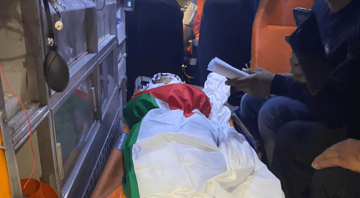 جثمان الشهيدة حنان خضور