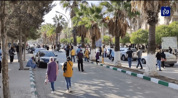 طلاب في جامعة اليرموك - تعبيرية