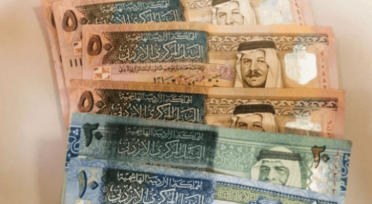 مبالغ نقدية أردنية