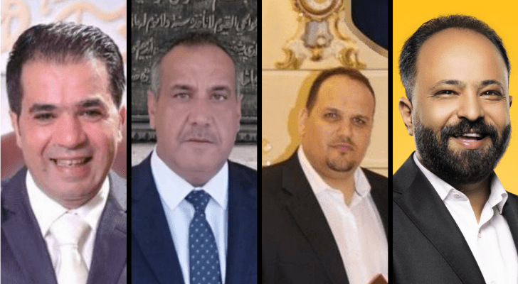 من اليمين: العساف والمحسيري والعدوان والعبداللات