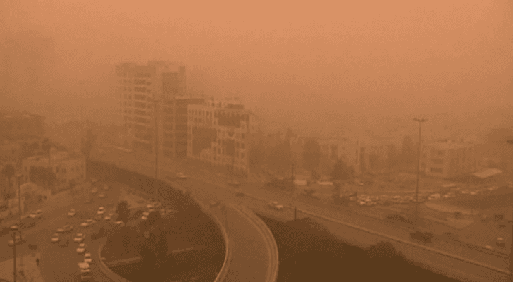 أجواء مغبرة في العاصمة عمان - أرشيفية