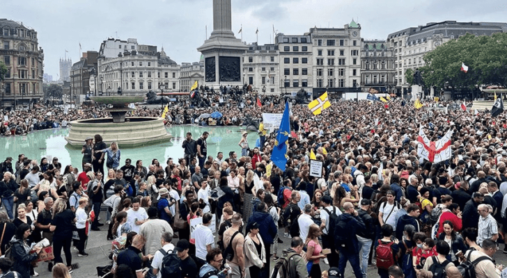 تجمع في لندن
