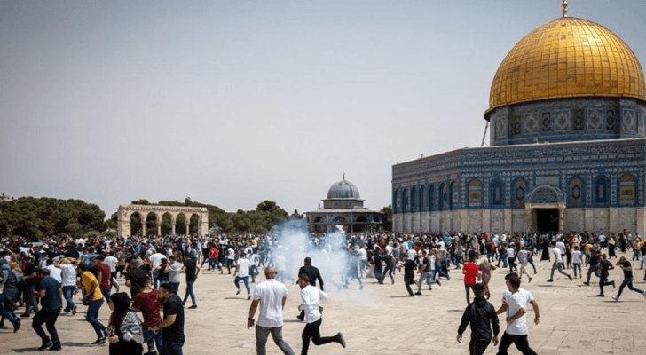 مواجهات بين الفلسطينيين وقوات الاحتلال