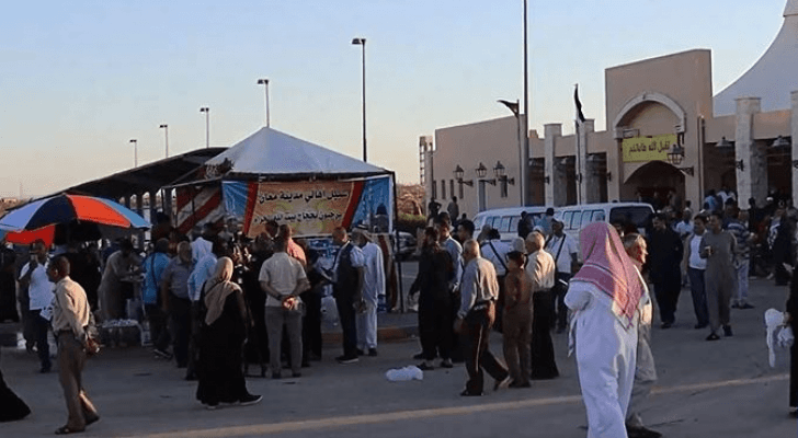 أهالي معان يستقبلون حجاج بيت الله الحرام