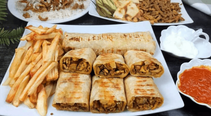 طبق شاورما