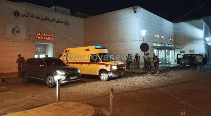 من أمام قسم الطوارئ في مستشفى الأمير هاشم العسكري بالعقبة