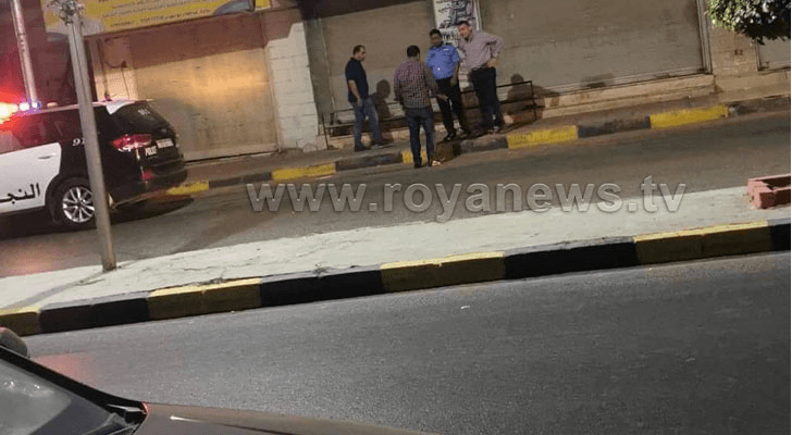 الأجهزة الأامنية الحاضرة إلى مكان الحادثة