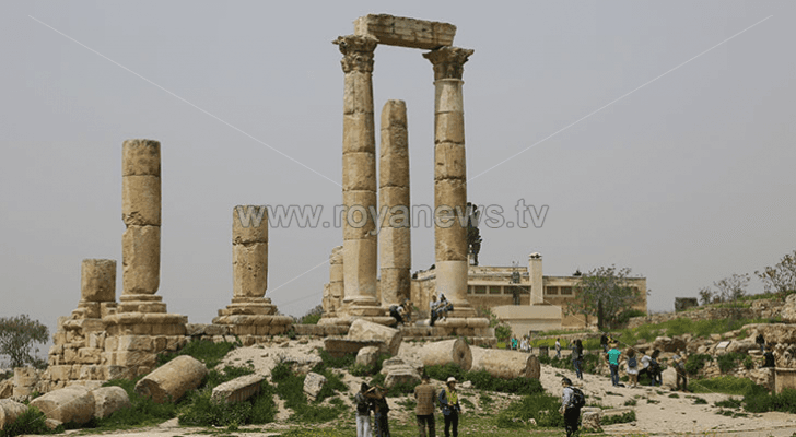 جبل القلعة في العاصمة عمان