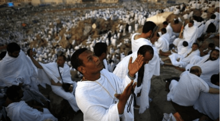 حاج على صعيد عرفات