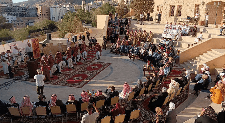 جانب من إطلاق فعاليات البترا عاصمة الثقافة الأردنية