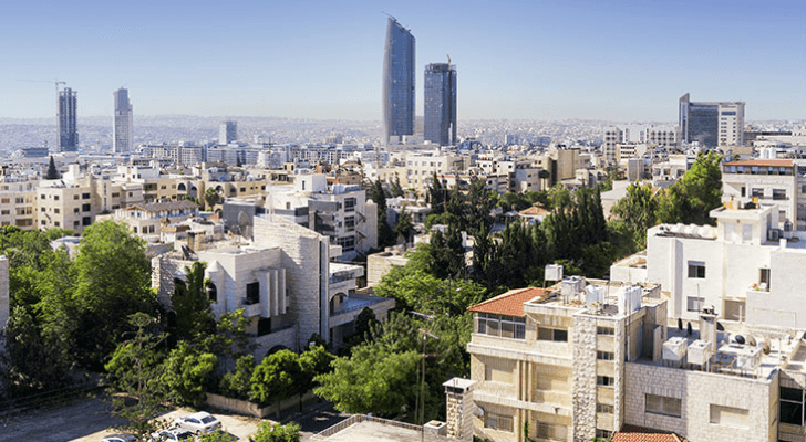 صورة عامة للعاصمة عمان