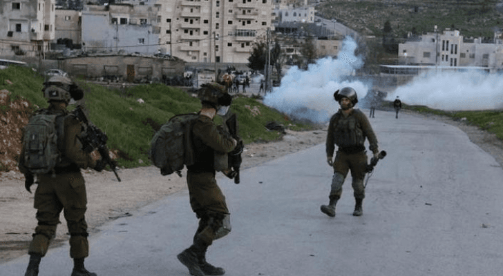 صورة أرشيفية في مواجهات الفلسطينيين مع قوات الاحتلال