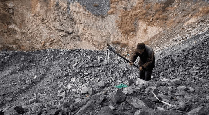 صورة توضيحية لانهيار جبلي في الصين