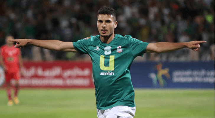 لاعب نادي الوحدات مهند أبو طه