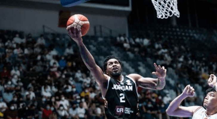 جانب من إحدى مباريات المنتخب الوطني لكرة السلة
