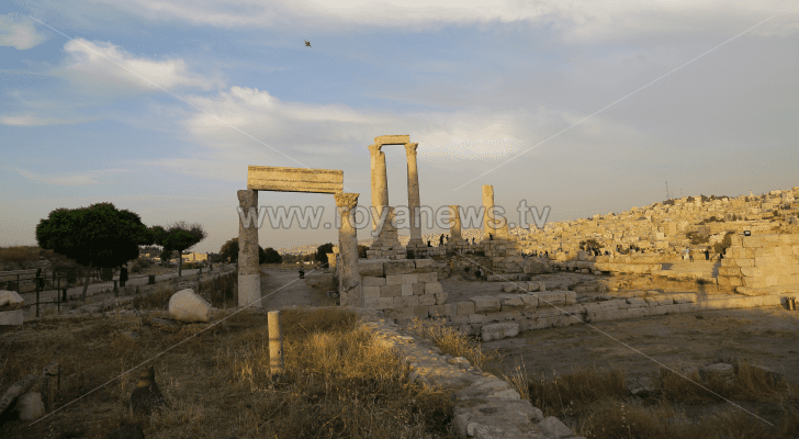 جبل القلعة في العاصمة عمان - ارشيفية