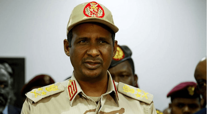 نائب رئيس مجلس السيادة السوداني محمد حمدان دقلو (حميدتي)