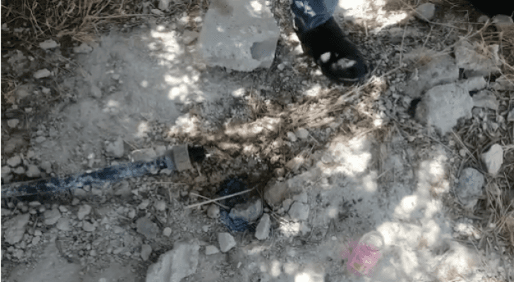 جانب من الاعتداءات التي ضبطت في مأدبا