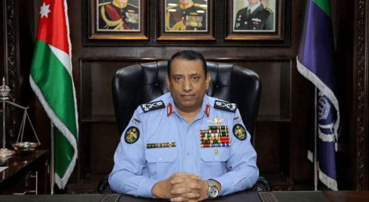 صورة أرشيفية لمدير الأمن العام حسين الحواتمة