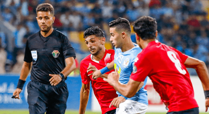 إحدى المباريات من بطولة كأس الأردن لكرة القدم - أرشيفية
