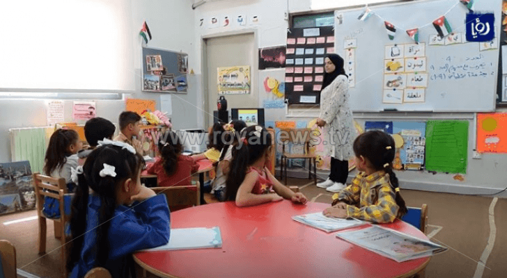 صورة لطلاب من رياض الأطفال