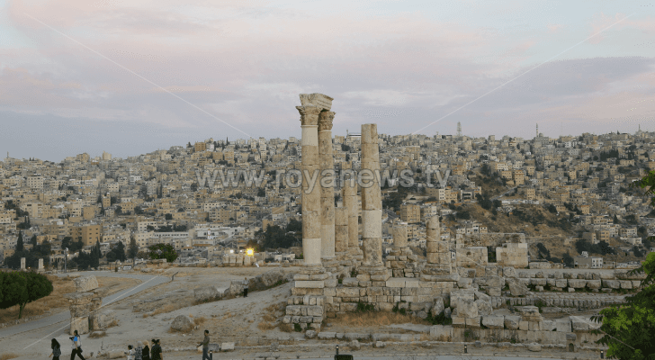 جبل القلعة في العاصمة عمان