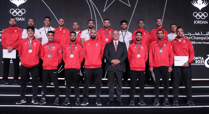 الأمير فيصل مع البعثة