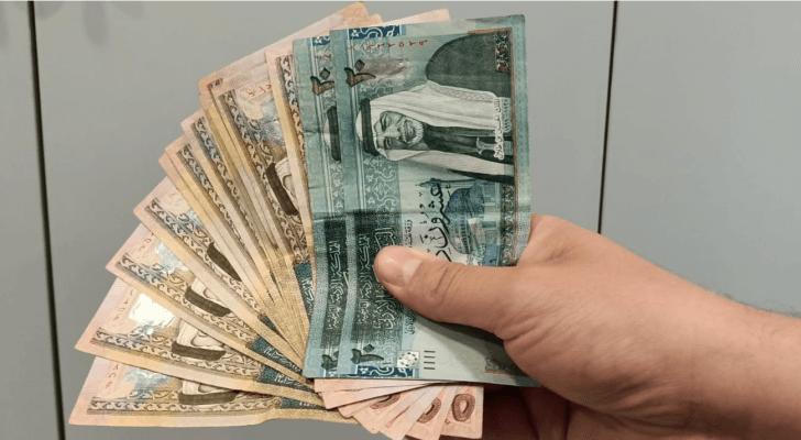 مبالغ نقدية أردنية
