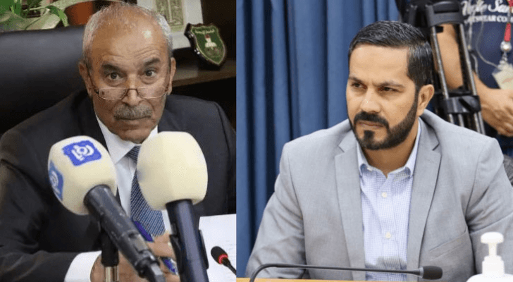 النائب سليمان أبو يحيى ووزير العدل أحمد الزيادات