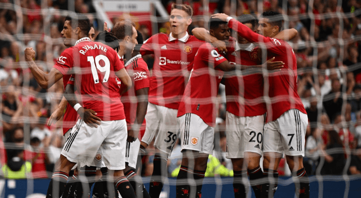 أعضاء من فريق مانشستر يونايتد