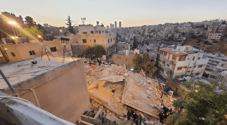 العمارة المنهارة في اللويبدة