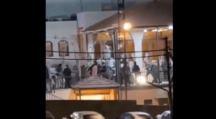 مشاجرة أمام قاعة مناسبات في عمان