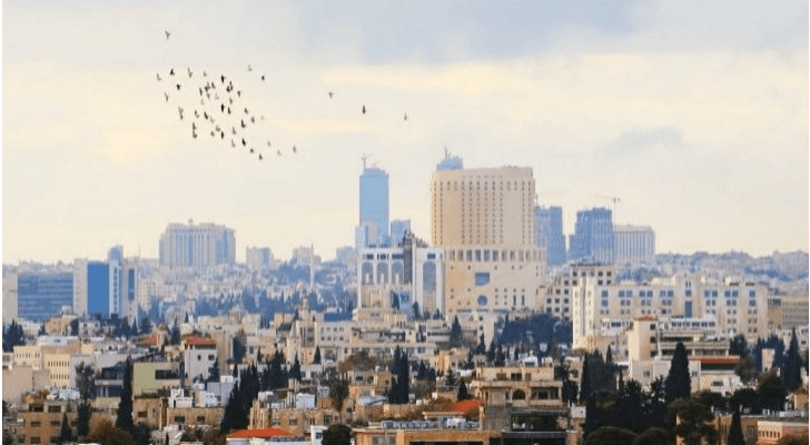 لقطة عامة للعاصمة عمان