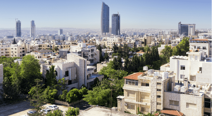 صورة لمنطقة في العاصمة عمان