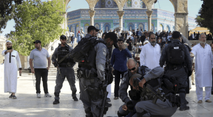 جانب من الانتهاكات في المسجد الأقصى المبارك - أرشيفية