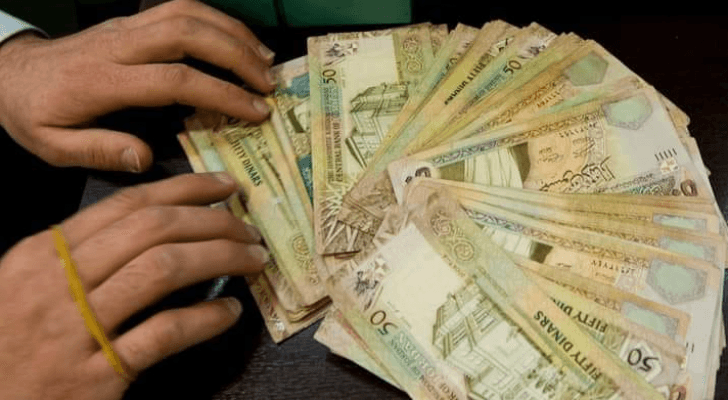 مبالغ نقدية أردنية
