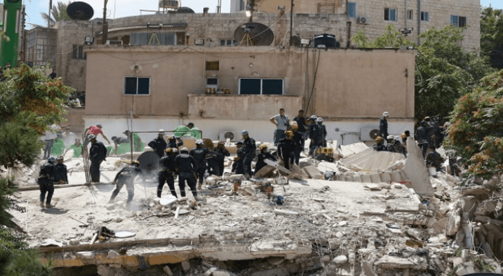 عمارة اللويبدة المنهارة