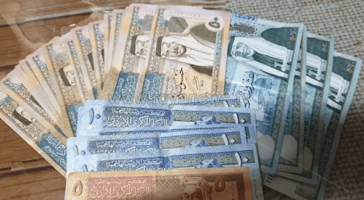 مبالغ نقدية أردنية