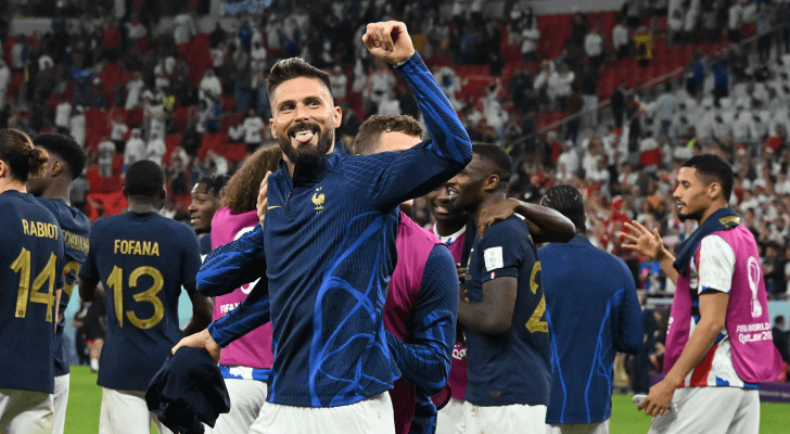 جيرو بعد المباراة