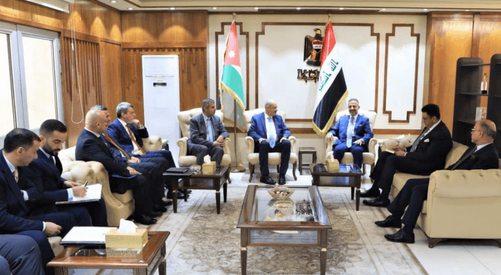جانب من لقاءات الوزرارء الأردنيين مع نظرائهم العراقيين