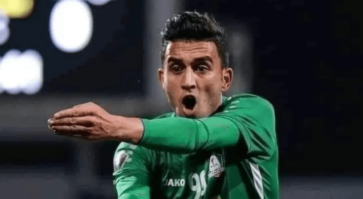 اللاعب الأردني أحمد سمير