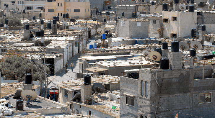 مخيم دير بلح في غزة