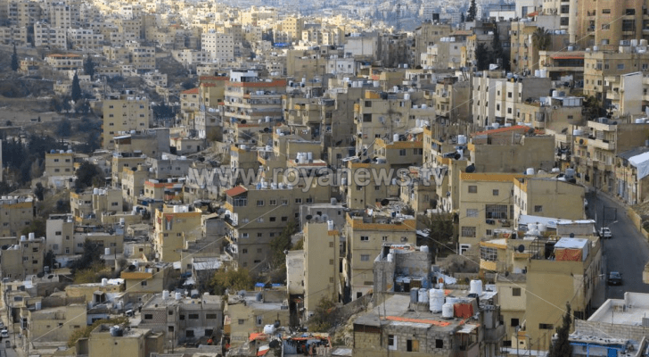 مبان في العاصمة عمان