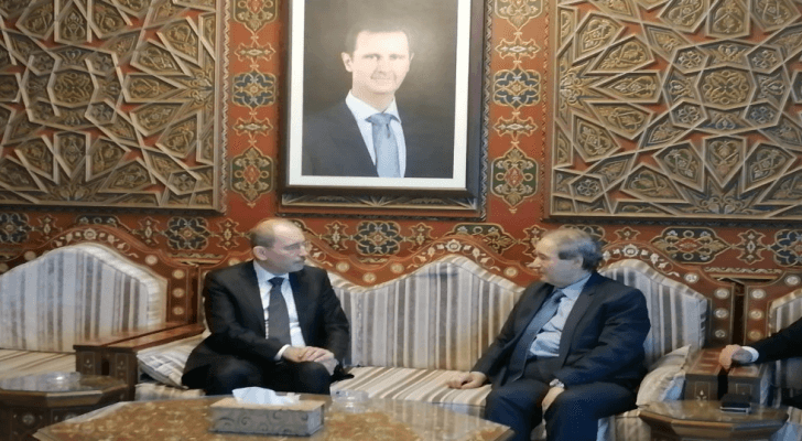 الصفدي ونظيره السوري