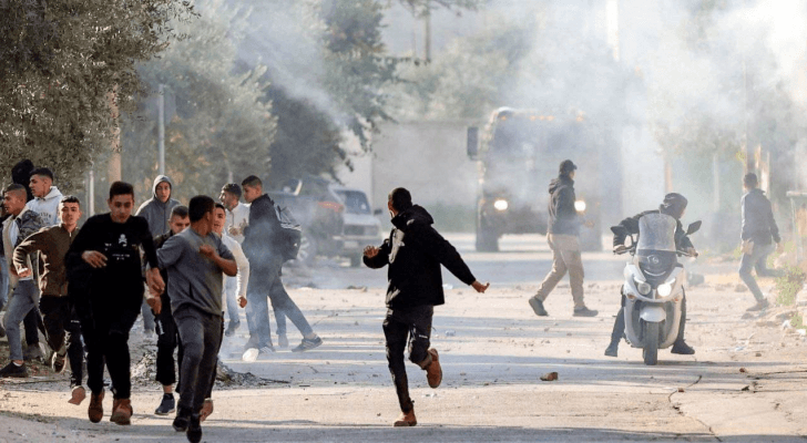 مواجهات بين الفلسطينيين وقوات الاحتلال